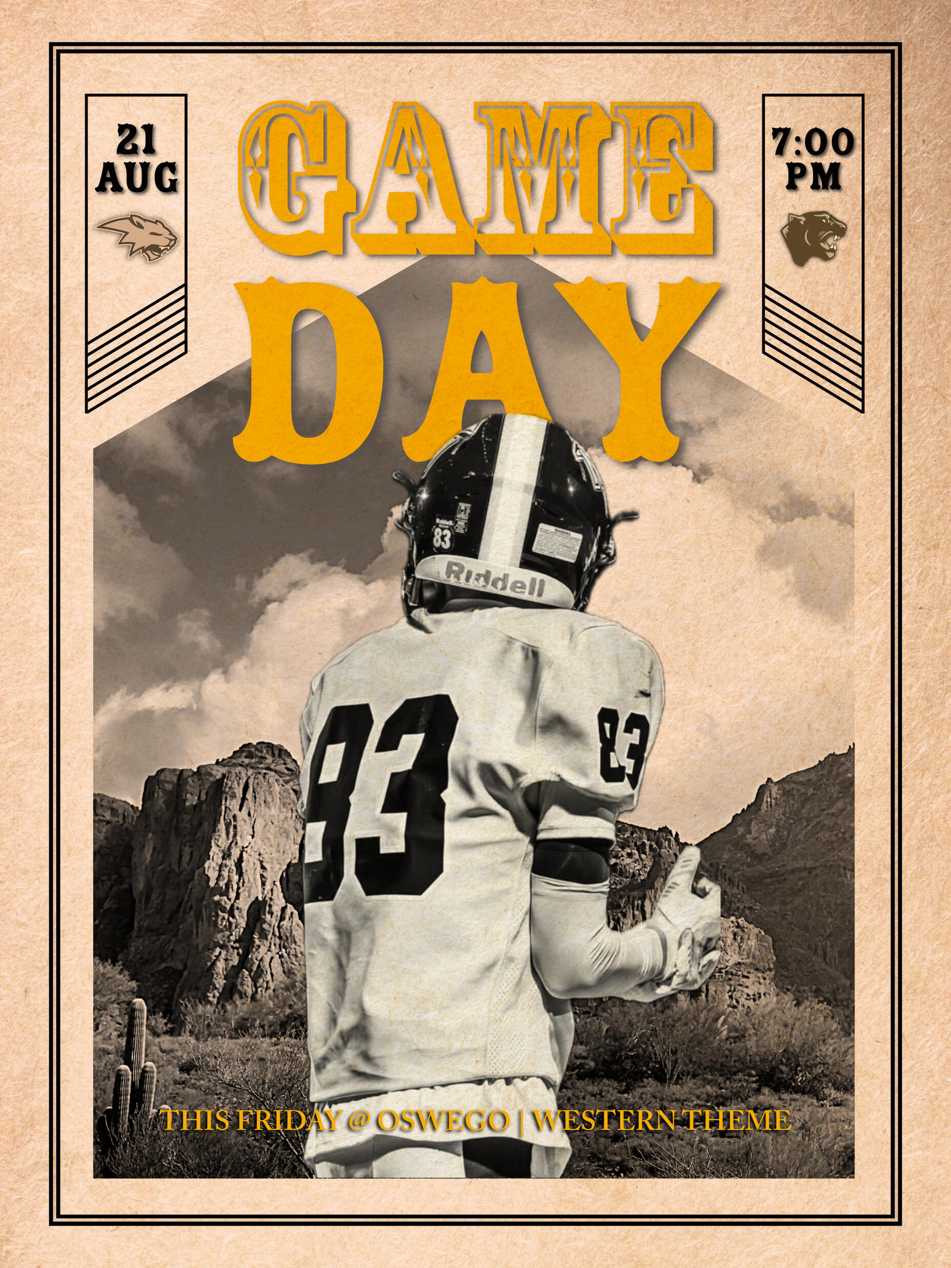 Western Gameday Post GRAPHIC DESIGN • 2026