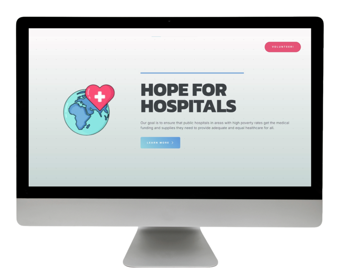 Hope For Hospitals Website, 2026