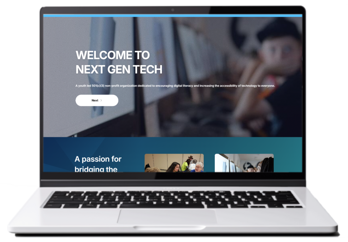 Next Gen Tech Website, 2025