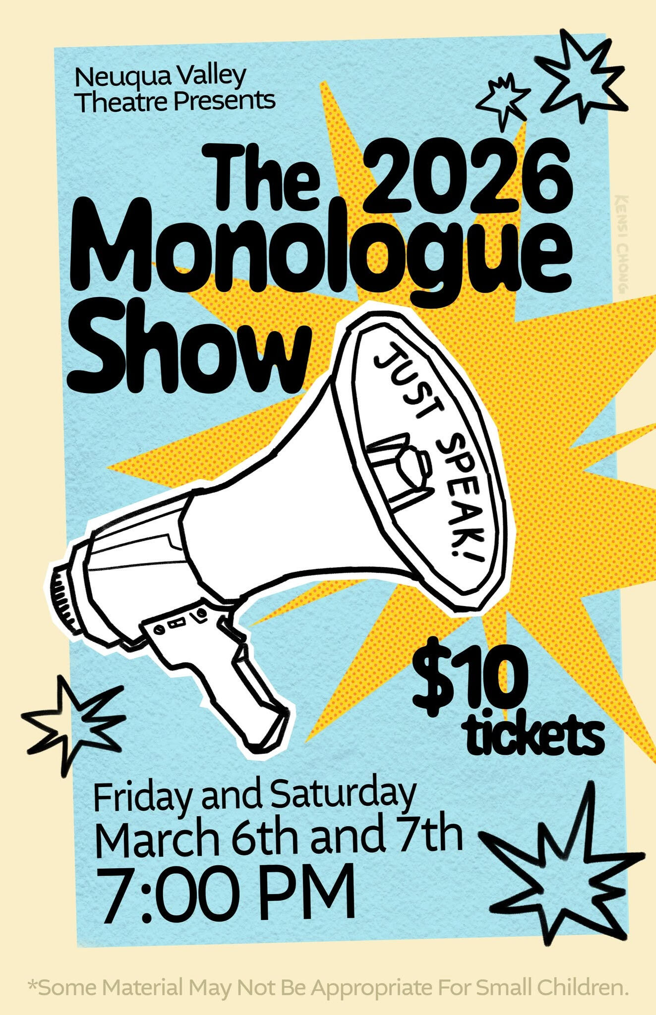 Monologue Show Poster, 2026